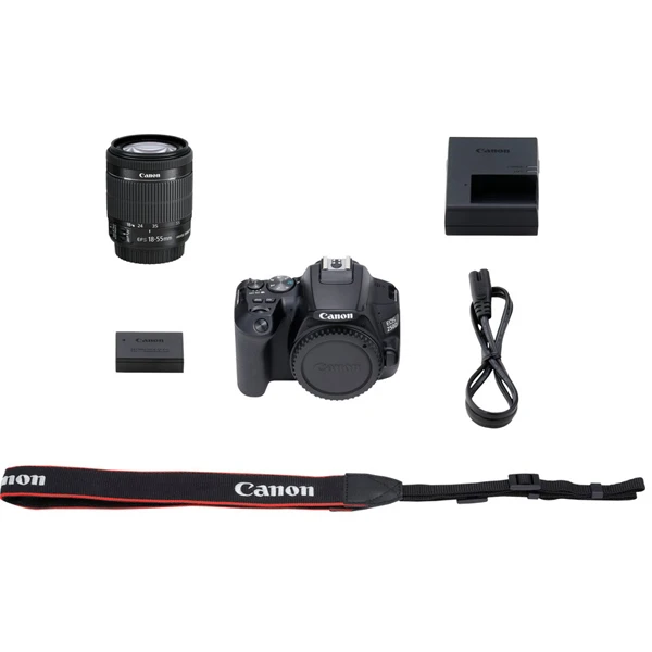 Цифровая зеркальная фотокамера Canon EOS 250D EF-S 18-55 IS STM Kit Black - фото 8