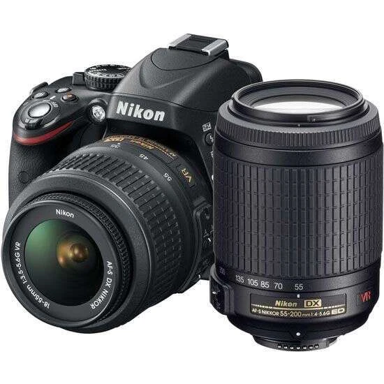 Зеркальный фотоаппарат Nikon D5100 kit 18-55VR+55-200VR