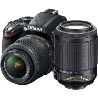 Зеркальный фотоаппарат Nikon D5100 kit 18-55VR+55-200VR