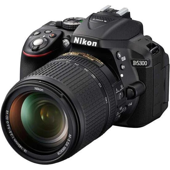 Цифровая зеркальная фотокамера Nikon D5300 kit + 18-140 VR black