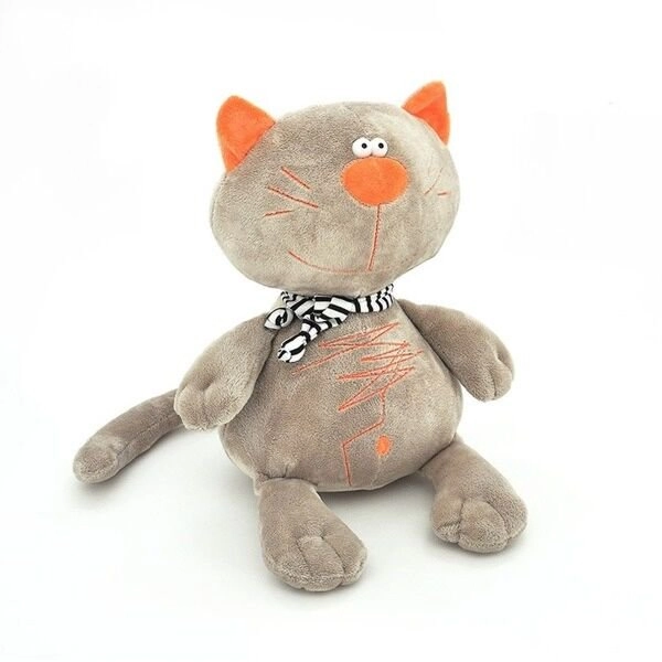 Кот Orange Батон 20см серый 