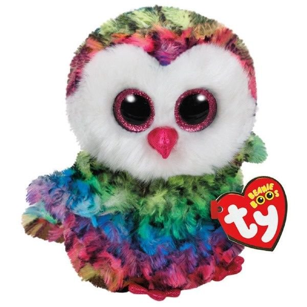 Мягкая игрушка TY Beanie Boo's Совенок Owen 15см  Мягкая игрушка TY Beanie Boo's Совенок Owen 15см