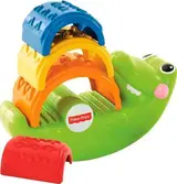 Игрушка для малышей Fisher-Price Пирамидка "Веселый крокодил" CDC48