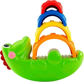 Игрушка для малышей Fisher-Price Пирамидка "Веселый крокодил" CDC48