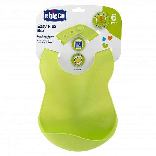 Нагрудник пластиковый Chicco Flexy 6м+