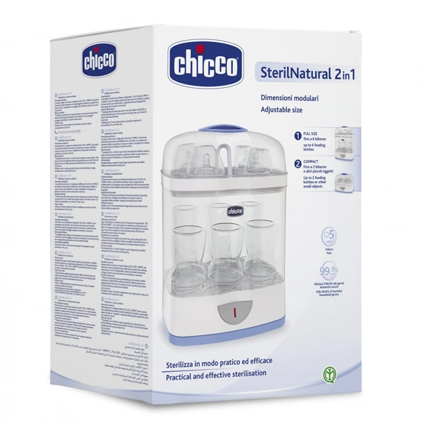 Электрический паровой стерилизатор Chicco 2 в 1 - фото 2