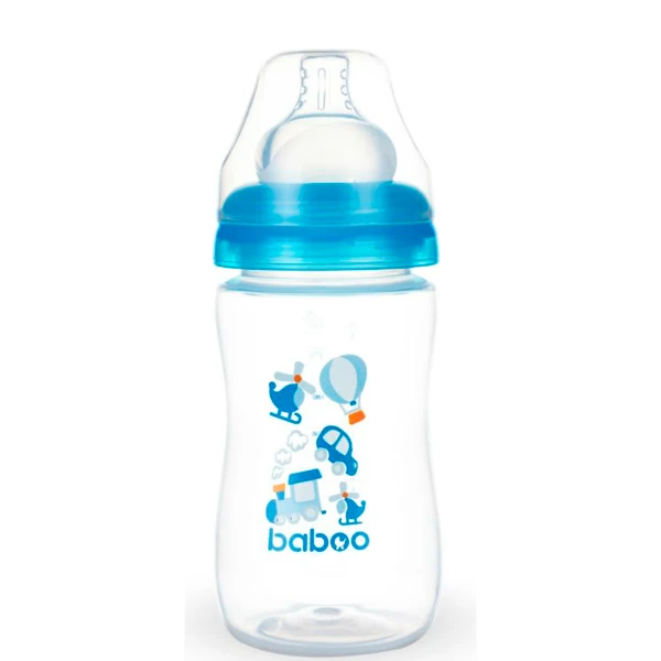 Бутылочка Baboo Transpor Силикон 230 мл 3м+