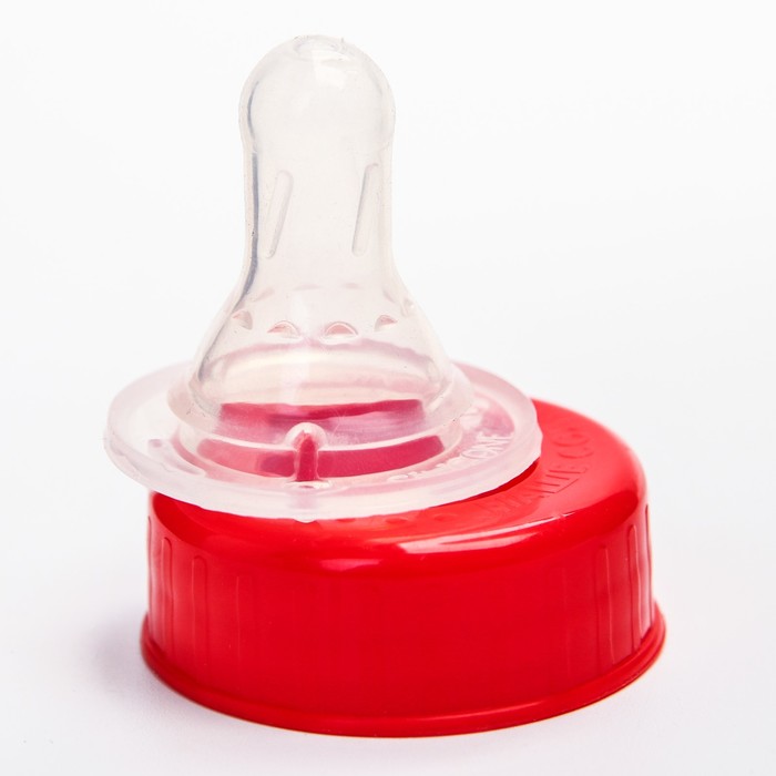 Бутылочка для кормления «Самая красивая» детская классическая, с ручками, 150 мл, от 0 мес., цвет красный 