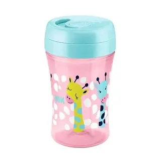 Поильник Nuk 300 мл Fun с 18 мес насадка-трубочка