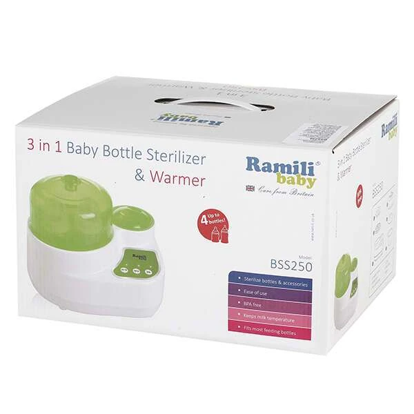 Стерилизатор-подогреватель бутылочек и детского питания 3 в 1 Ramili BSS250 - фото 3