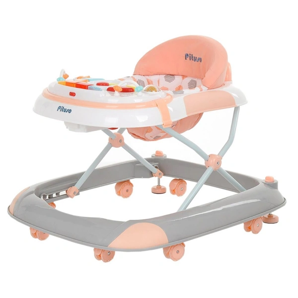 Ходунки Pituso Веселая Ферма Pink/Grey - фото 4