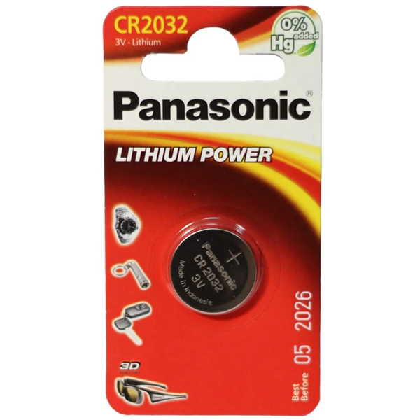 Panasonic батарейкасы CR-2025EL/1B