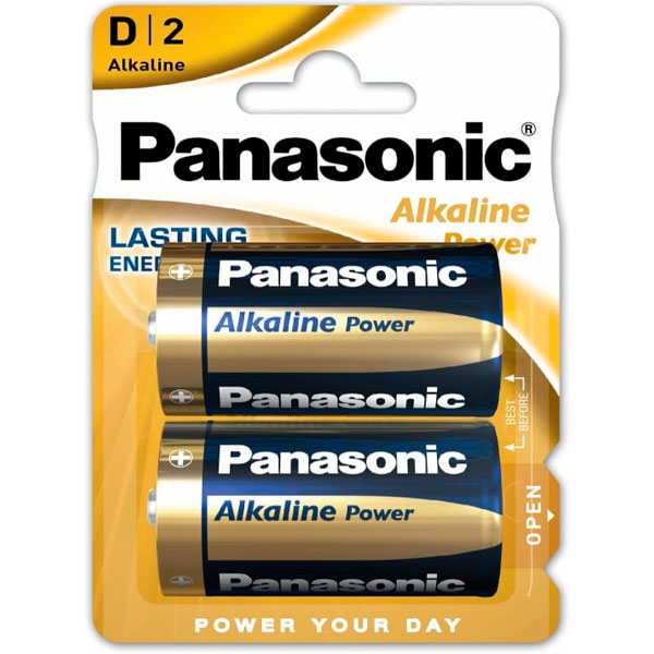 Батарейка Panasonic Alkaline Power LR20APB/2BP тип D
