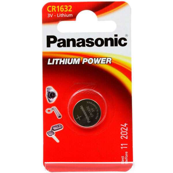 Panasonic батарейкасы CR-1632EL/1B