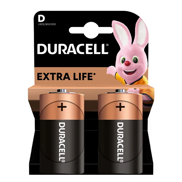 Duracell батарейкасы D / LR20 2 дана
