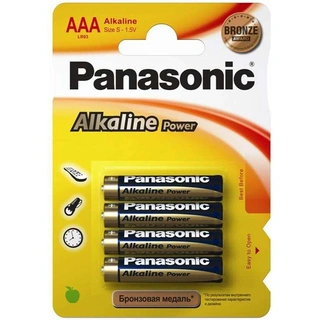 Батарейка Panasonic Alkaline Power Promo pack AAA/4B (LR03REB/4BPS)