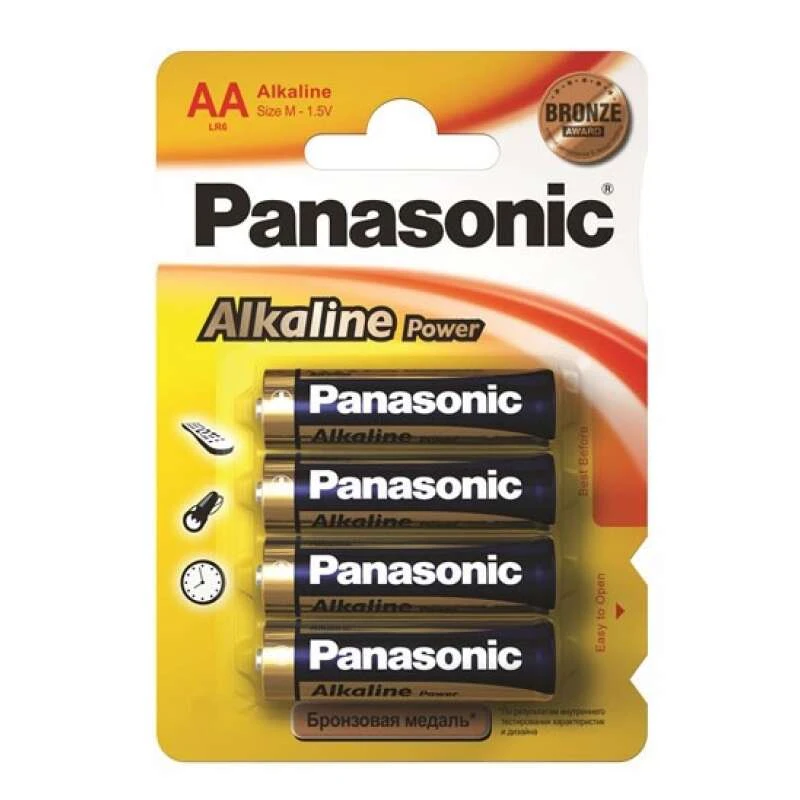 Panasonic батарейкасы Alkaline Power Promo pack AA4B (LR6REB/4BPS)