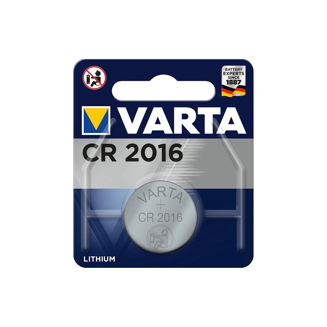 Varta батарейкасы Lithium CR2016 3V-85mAh - фото 3
