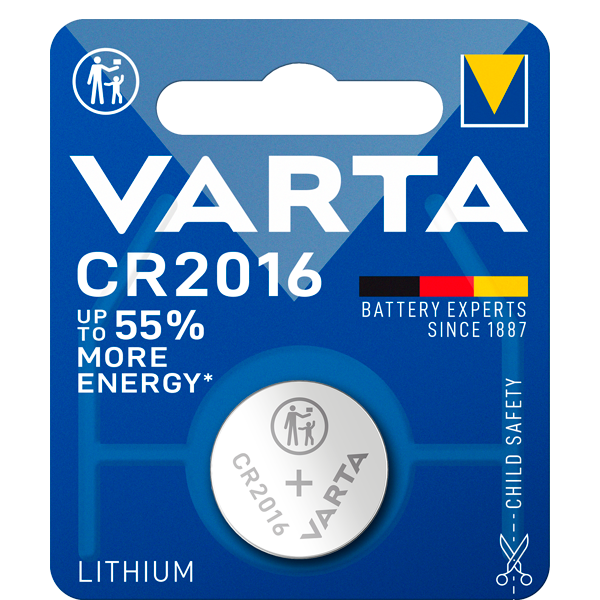 Батарейка Varta Lithium CR2016 3V-85mAh