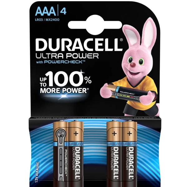 Батарейки Duracell Ultra  ALK AAA 4KP CEE M6