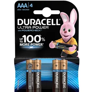 Батарейки Duracell Ultra  ALK AAA 4KP CEE M6