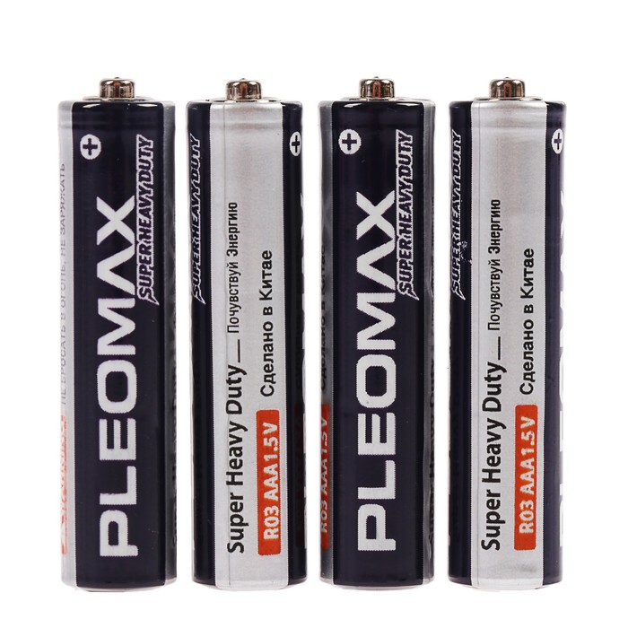 Pleomax Super Heavy Duty, AAA, R03-4S, 1.5 V, Spike тұзды батарейка, 4 дана 