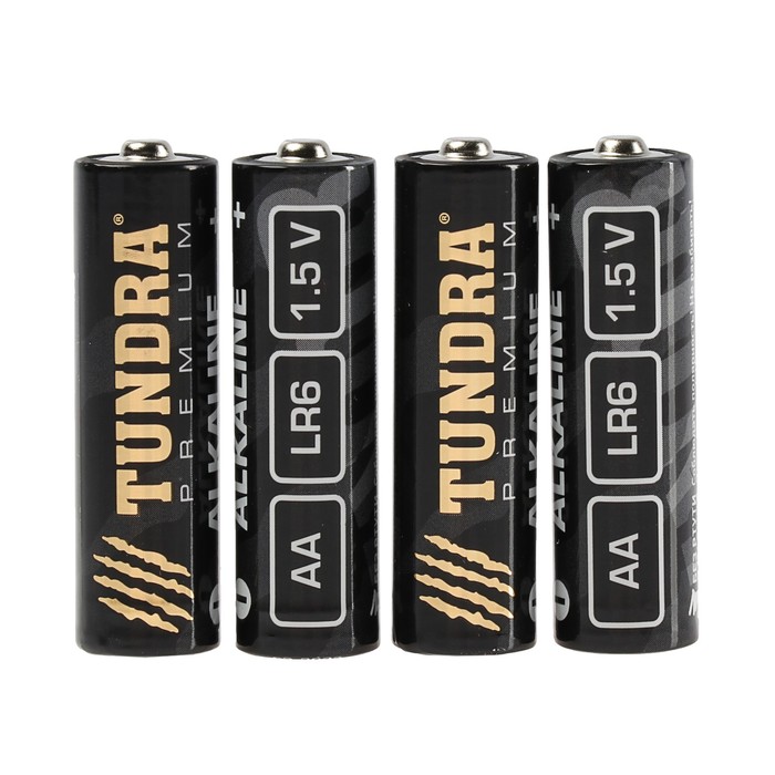 TUNDRA, AA, LR6 алкалин батарейкасы, дәнекерлеу, 4 дана 