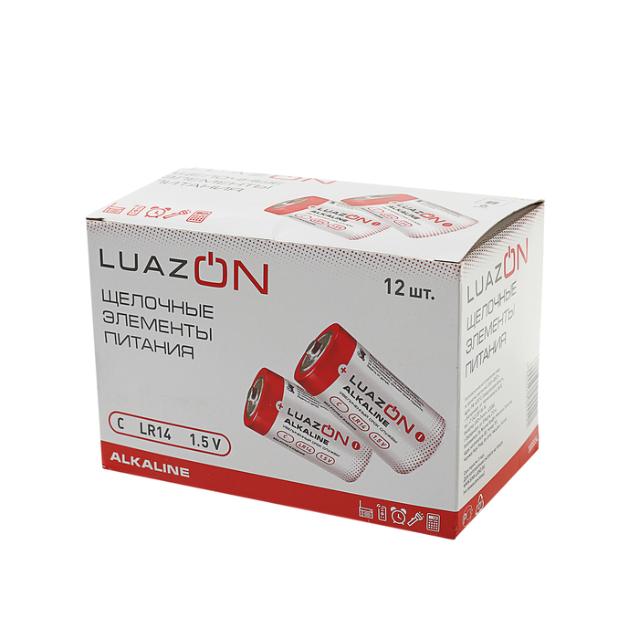 LuazON, C, LR14 алкалин батарейкасы, блистер, 2 дана 