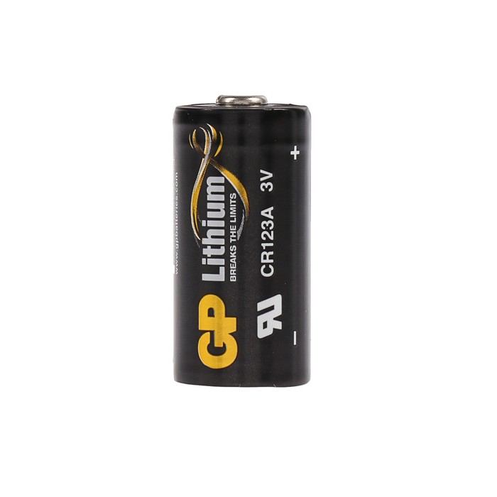 GP, CR123A (DL123A)-1bl, Фото үшін, 3в, блистер, 1 дана литий батарейкасы 
