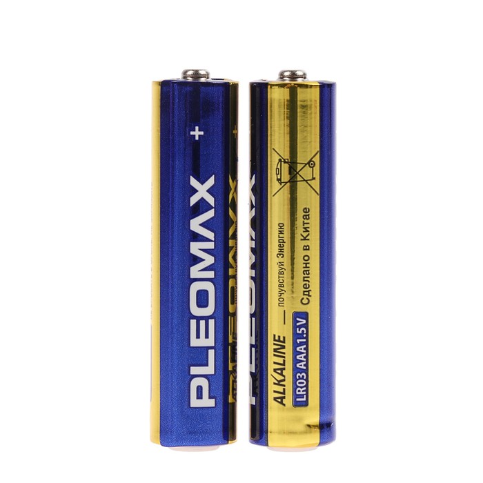 Pleomax, AAA, LR03-10bl, 1.5 В, блистер, 8+2 дана алкалин батарейкасы 