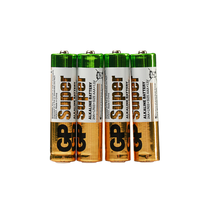 GP Super, AAA, LR03-10s, 1.5 В, 10 дана алкалин батарейкасы 