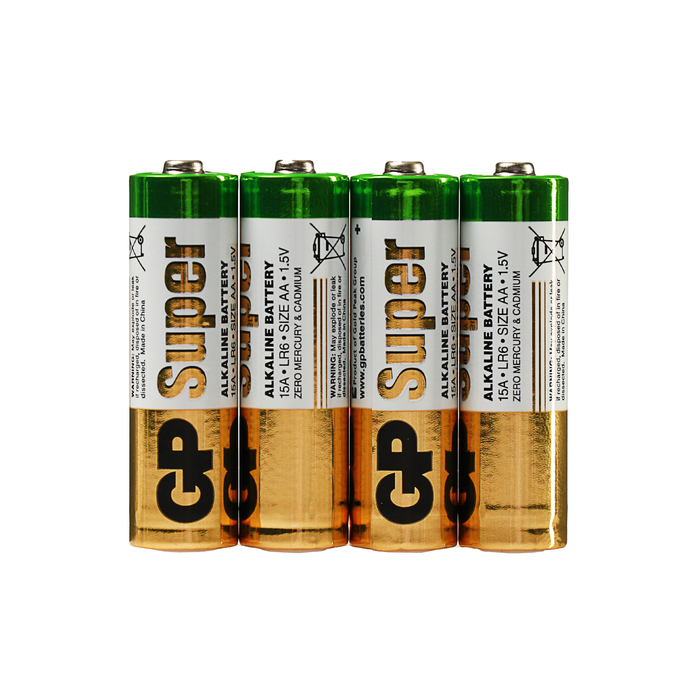 Батарейка алкалиновая GP Super, AA, LR6-40S, 1.5В, спайка, 40 шт. 