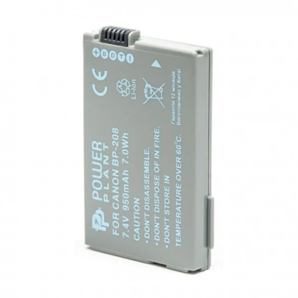 Аккумулятор PowerPlant Canon BP-208 950mAh DV00DV1075