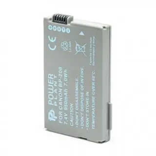Аккумулятор PowerPlant Canon BP-208 950mAh DV00DV1075