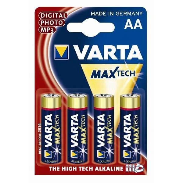Батарейка VARTA Longlife Power Max Mignon 1.5V - LR6/ AA 4 шт в блистере LR6 Longlife - фото 2