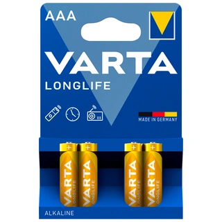 Батарейки Varta Longlife Extra Micro 1.5V-LR03/AAA