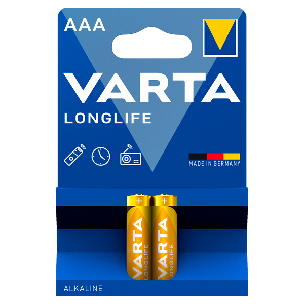 Varta батарейкасы Longlife Extra Micro (1.5V-LR03) AAA