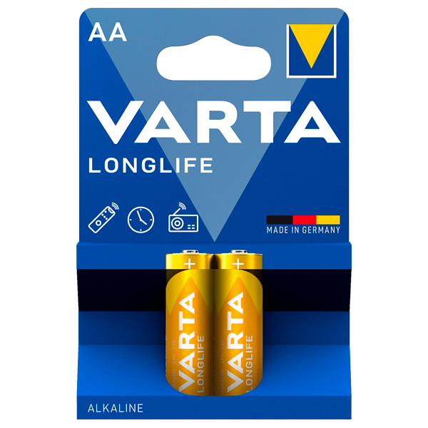 Батарейки Varta Longlife Extra Mignon (1.5V-LR06) AA