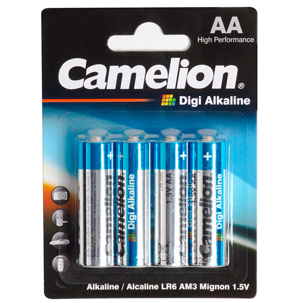 Батарейки Camelion Digi Alkaline 4шт (LR6-BP4DG)