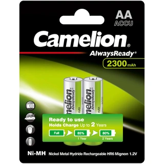 Аккумулятор CAMELION AlwaysReady Rechargeable Ni-MH NH-AA2300ARBP2 2 шт. в блистере NH-AA2300ARBP2