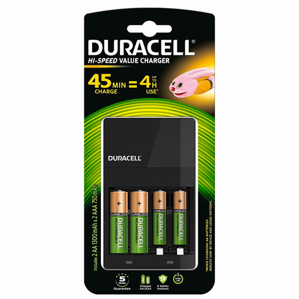 Аккумуляторы и зарядное устройство Duracell CEF14+2AA2AAA MON