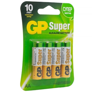 Батарейка GP Super 15A CR4 (АА) блистер 4 шт - фото 2