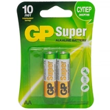 Батарейка GP Super 15A CR2 (АА) блистер 2 шт