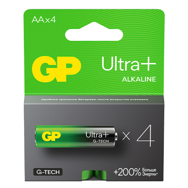 Батарейка GP Ultra Plus 15AUPNEW-CR4 (АА) блистер 4шт
