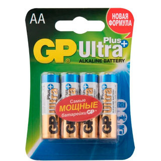 Батарейка GP Ultra Plus 15AUPNEW-CR4 (АА) блистер 4шт