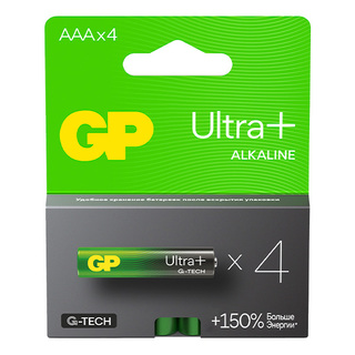 Батарейка GP Ultra Plus 24AUPNEW-CR4 (ААА) блистер 4шт