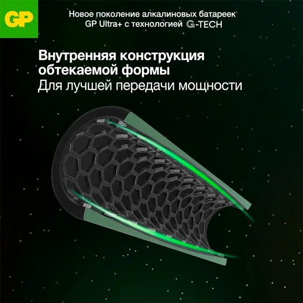 Батарейка GP Ultra Plus 24AUPNEW-CR4 (ААА) блистер 4шт - фото 8