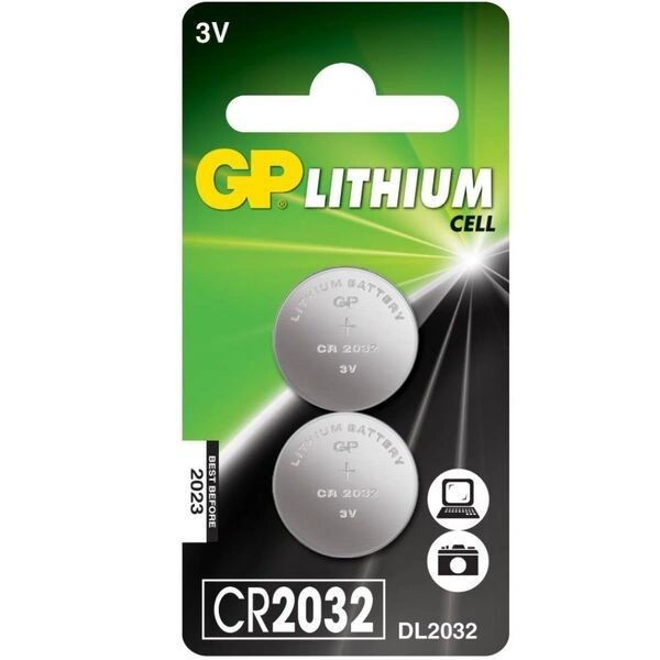 Батарейка GP 2032 2032-7CR2 блистер 2 шт