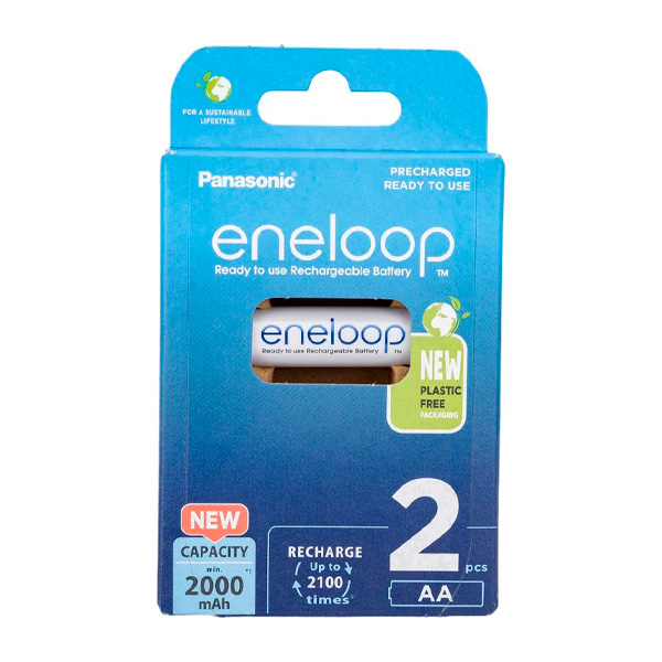 Panasonic Аккумуляторы Eneloop BK-3MCDE/2BE / 2000 mAh AA BL2