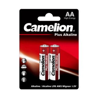 Батарейка CAMELION Plus Alkaline LR6-BP2 2 шт. в блистере 
